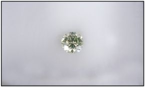 Modern Round Brilliant Cut Loose Diamond .43cts