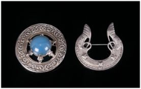 Scottish Vintage Silver Brooches fully hallmarked.