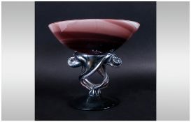 Contemporary Venetian Style Glass Centre Piece.