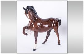 Royal Doulton Horse Figure ' Horse ' Head Tucked, Leg Up. Beswick Model 1549. Designer Phil Zalmen.