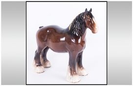 Beswick Horse Figure 'Shire Mare' Model number 818. Designer A.Gredington. Issued 1940-1989, 8.