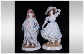 Royal Worcester Limited Edition & Numbered Figures, 2 in total. 1. Lullaby RW.4442, Issued 1988