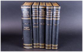 The Modern Motor Engineer Set Of 5 Books, by Arthur W.Judge. With thousands of illustrations in