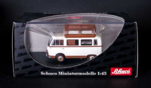 Schuco Ltd Edition Diecast Metal Model Car Scale 1.43 - Ford Taunus Transit Camping Bus FK1000.