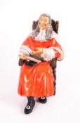 Royal Doulton Figure 'The Judge' Matte HN 2443, Designer M,Nicholl. Issued 1972-1976. 6.5'' in