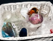 Collection Of Glass Comprising Medina Paperweight, Guernsey Island Studio Vase, 3 Islay Scotch