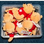 Walt Disney Valentine Sweater Winnie The Pooh Beanies complete with tags. 20 pieces in total.