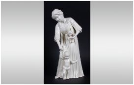 Royal Worcester Figurine 'First Steps' RW.4459 Issued 1989-2000 Modeller Glenis Devereaux, 8.25'' in