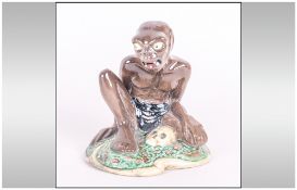 Royal Doulton Figure ' Gollum ' Middle Earth, HN2913. Designer D. Lyttleton. Issued 1980-1984.