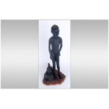 Soul Journeys Nuba Tribe Ltd and Numbered Figure ' Tomorrows Champion' Tute. Num. 159-4999.