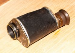 Late 19th Early 20thC Carl Reiss Jena Monocular, Lacquered Brass Body Serial Number 130