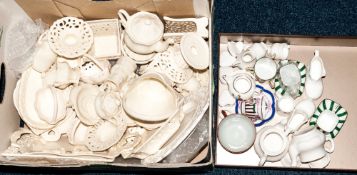 Collection Of Ceramics Including miniature ware & whiteware pottery. Some doubles