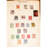 Simplex Stamp Album With Commonwealth Stamps From Queen Victoria Onwards, strength in George VI