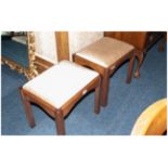 Rossmore Furniture 2 Plain Bedroom Dressing Tables Stools With Cushioned Seats