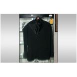 Hugo Boss Gents Three Piece Black Dinner Suit, Size 38/40. Cost New £800