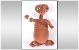 ET Collectable From The Universal Studios, vintage model of ET, in plush material. 16'' in length.