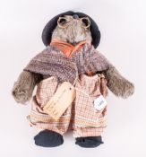 Gabrielle Designs Paddington Bears Aunt Lucy Circa 1970's In original condition. Dark beige plush,