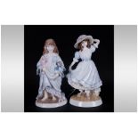 Royal Worcester Limited Edition & Numbered Figures, 2 in total. 1. Lullaby RW.4442, Issued 1988