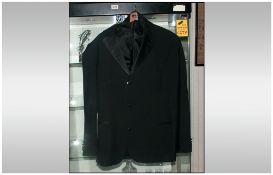 Hugo Boss Gents Three Piece Black Dinner Suit, Size 38/40. Cost New £800