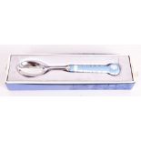 Wedgwood Blue Jasperware Preserve Spoon