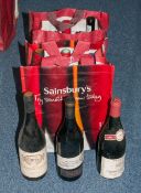 Mixed Lot Of 12 Bottles Of Wine To Include 2004 McPherson Family Vineyards Shiraz, 1969 Fleurie