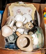 Box of Assorted Ceramics.