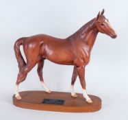 Beswick Connoisseur Horse Figure  ' Race Horse of The Year 1977  The Minstrel '. Model Num.2608.