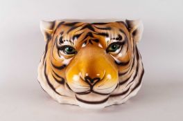 Novelty Ceramic Jardiniere In The Form Of A Tigers Head