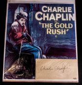 Charlie Chaplin Autograph On Page Dated 1953 (London) Superb Example