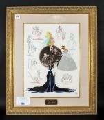 In Celebration Of Marx Davis Coloured Print made by the Disney Company With Certificate Of