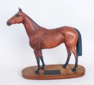 Beswick Connoisseur Horse Figure ' Red Rum ' Model Num 2510.  Designer G. Tongue. Issued 1975 -