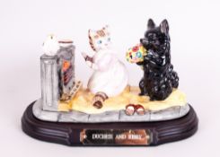 Beswick Ware Ltd and Numbered Edition Beatrix Potter Millennium Tableau / Group Figure ' Duchess and