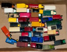 Collection of 36 Assorted Toys, Vans Including Kellogs Van, Cadburys Roses, Royal Mail, Mars, Beef