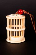 Carved Bone Style Insect Cage.