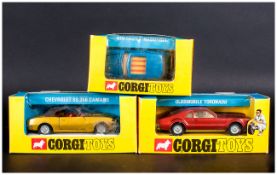 Corgi Toys Collection Of 3 Comprising Number 276 Oldsmobile Toronado, 334 Mini-Cooper '