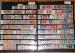 STAMPS GB Collection On 3 Album Pages From 1870 to 1964 with 30 sets includes 1873 6d cat 275gbp.