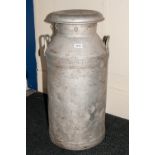 Vintage Metal Milk Churn, with Two Steel Buckets, Iron Grinder and ARP Fire Bucket ( 5 ) Pieces In