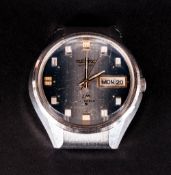 Seiko Automatic Date / Day Stainless Steel Watch Head. Num.374598. In Good Condition and Working