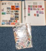 Two Stock Stamp Albums Ace Britannia & Stanley Gibbons Swiftsure. Containing A Mixed Collection Of