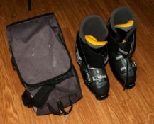 Salomon Ski Boots size 13 in very good condition with case.