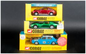 Corgi Toys Collection Of 3 Comprising Number 300 Chevrolet Corvette Stingray Coupe, 302 Hillman