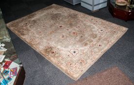 Mandalay Small Carpet Size. In The Tabriz Style on Ivory Ground. 160 x 230 cm.