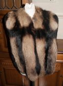 Ladies Fox Fur Gillet, fully lined with slit pockets