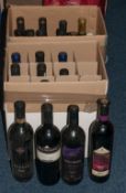Mixed Collection Of 24 Bottles Of Wine To Include Hardys Crest 2000 Cabernet Shiraz Merlot,