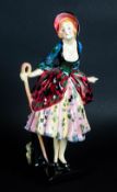 Royal Doulton Early Figurine ' Bo Peep ' HN1328. Designer L. Harradine. Issued 1929-1936. Height 6.