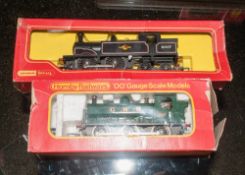 2 Boxed Tri-ang Hornby Locomotives 00 Gauge, 8751 GWR And R754 O-4-4 M.7 Class Tank Locomotive