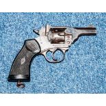 Deactivated MK IV .38 Webley & Scott Revolver Large Grip Number 144663 .38, 75mm Barrel, Complete