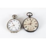 Silver Gents Pocket Watch C1850 + 1 other