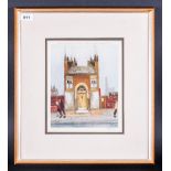 Harold Riley Pupil Of Lowry Pencil Signed By The Artist Limited & Numbered Edition Colour Print,