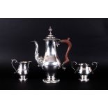 A Good Quality Silver Plated 3 Piece Coffee Service of The 1950's. Coffee Pot Stands 11.5 Inches